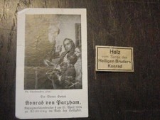 Holz vom Sarge des Heiligen Bruders Konrad, Reliquie, St. Anna Altötting