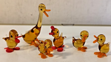 6 x LAUSCHA Glaskunst Figuren