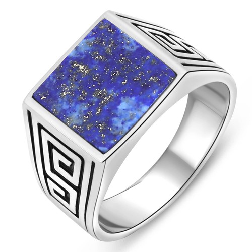 Herren siegel ring lapislazuli - herren,