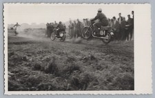 Motocross 1956 Motorrad ES 250 Rennen Geländerennen DDR Zuschauer - Foto 1950er