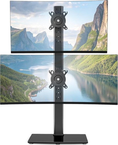 Vertikaler doppel monitor - doppel,