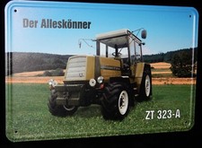 Blechschild traktor 323 - blechschild, 323-a