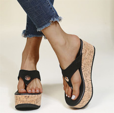 Flip flops keilabsatz plateau - keilabsatz,