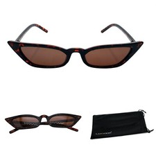 Cateye Sonnenbrille Braun