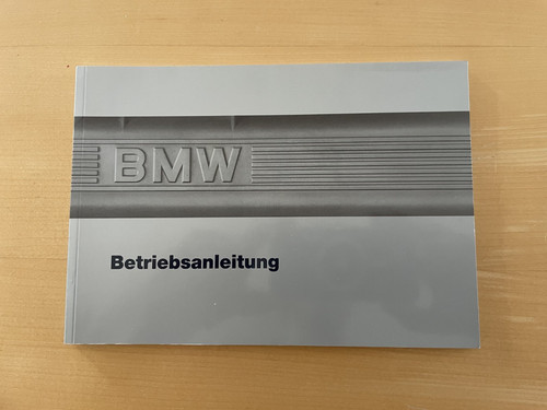Betriebsanleitung bmw 3er - betriebsanleitung,