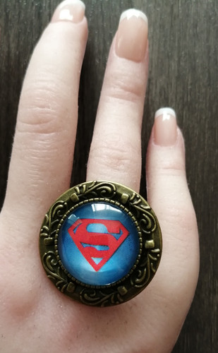 Klunker ring bronzefarben mit - ring,