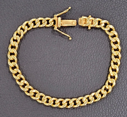 Panzerarmband 585 gelbgold - panzerarmband, 585/-