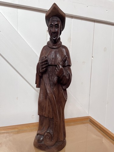 Holz skulptur heiligenfigur - skulptur,