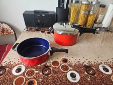 Silit Sicomatic-S Emaille Duo-Schnellkochtopf-Set - Ø 22cm - 3L + 5L - Induktion