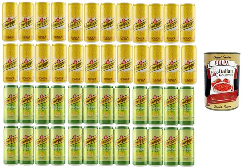 Schweppes mix 48x330ml tonic - schweppes,