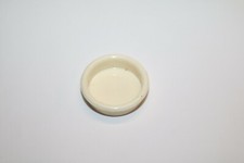 2x Muschelgriff Kunststoff creme /weiß Möbel Buffet Griffmulde restaurieren #M30