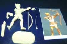 resin bausätze rohling 7-7,5 cm  figuren für elastolin geignet grieche bogen