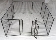 Welpenauslauf Gehege Zwinger Laufstall Hundezaun Käfig Gitterzaun Campingzaun