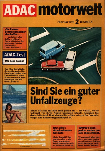 Zeitschrift adac motorwelt - adac,