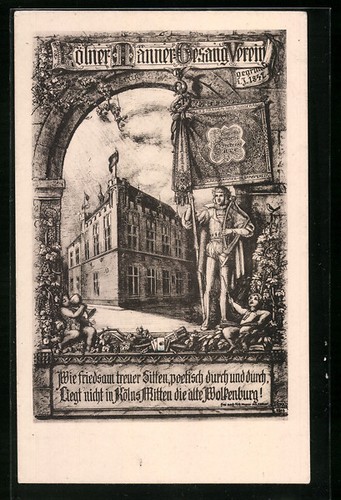 Künstler köln haus des - künstler-ak,