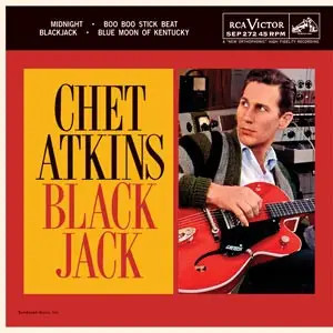 Chet atkins black jack red - black,