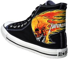 Converse EU 37,5 UK 5 Chucks METALLICA SKULL THRASH METAL Music Edition Schwarz