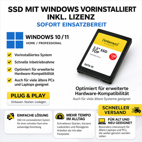 128gb ssd festplatte mit - ssd,