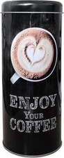 Kaffeedose kaffeepads metall - kaffeedose,