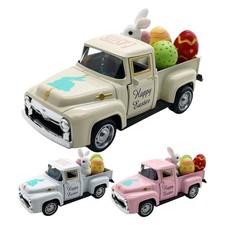 Vintage-Oster-LKW mit Hasen