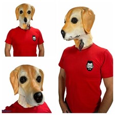Golden labrador mask - golden,