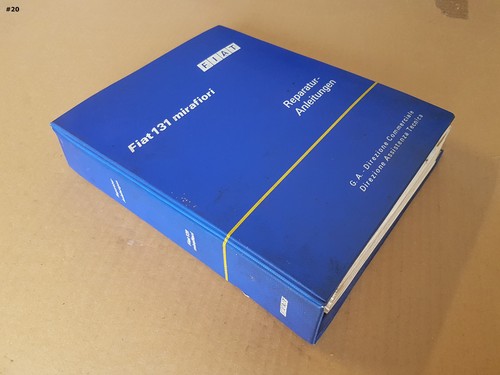 Orig werkstatthandbuch fiat - orig,