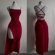 Damen Kleid Maxikleid
