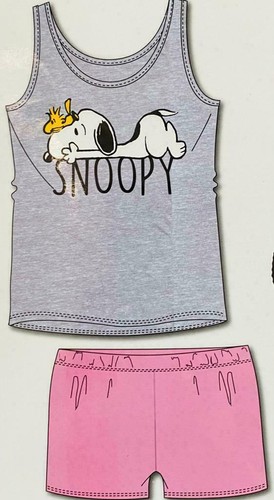 Snoopy damen schlafanzug - snoopy,
