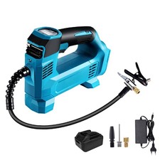 Akku Kompressor Aufblasbare Pumpe Auto Luftpumpe Für Makita 18V mit 1xBatterie