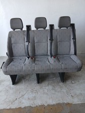 VW LT 28-35 2DB 2DE 3er Sitzbank Stoff 2. Reihe Kopfstützen Sicherheitsgurte