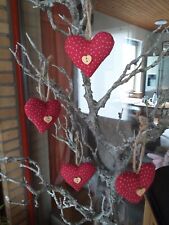 4 Miniatur Herzen,  Dekoherz