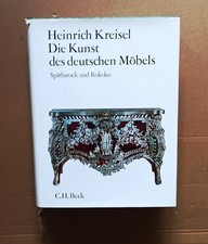 Die Kunst des deutschen Möbels Band 2 Spätbarock Rokoko Restaurator Werkstatt