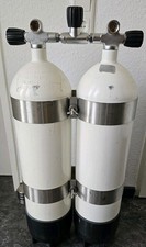 Doppel 12 Liter Stahlflasche, Doppelpaket D12