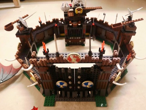 Lego viking fortress against - viking,