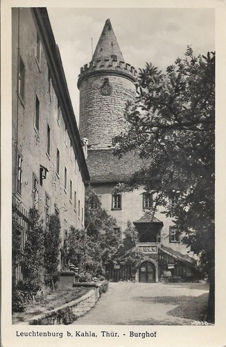Leuchtenburg kahla - ak, b.