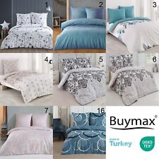 Bettwäsche Set aus 100% Baumwolle Renforcé | Bettbezug 135x200 155x220 200x220