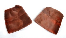 Z234 ECHT NERZ MANCHETTEN PELZ PULSWÄRMER ARMSTULPEN NERZFELL - MINK FUR CUFFS 