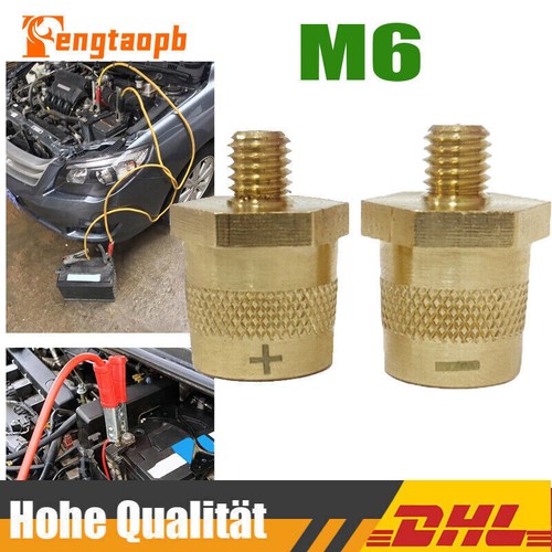 Batteriepoladapter m6 - 2x,