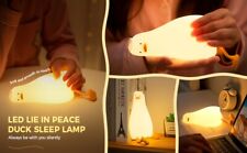 Nachtlicht -Lampe, LED- Silikon-Nachtlicht, Enten- Nachttischlampe