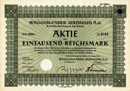 Waggon fabrik uerdingen - fabrik,