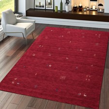 Teppich rot wohnzimmer - teppich,