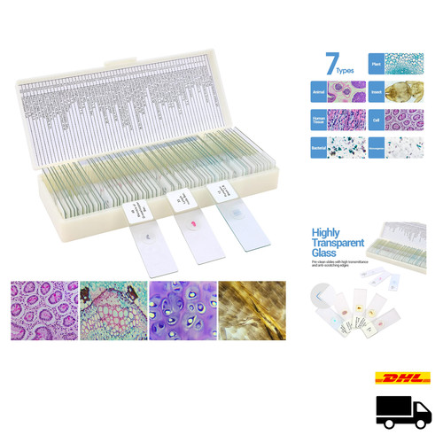 Mikroskop objektträger set - set, 60