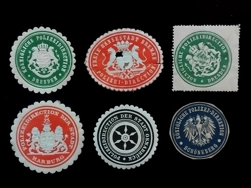 Siegelmarke polizei - polizei,