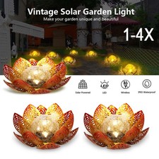 LED Lotus Solarleuchte