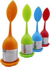 4x Tee-Ei Edelstahl Teesieb