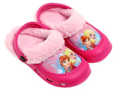 Disney Frozen Clogs Kindergartenschuhe Hausschuhe Eiskönigin Gr  24 - 31 NEU