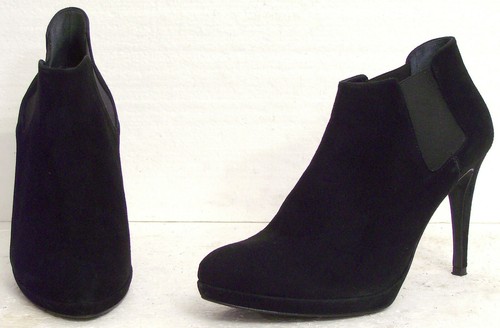 Schwarze stiefelette - schwarze,