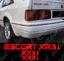 1 Set XR3i Aufkleber für Ford Escort MK4 Sticker Decal Tuning Schriftzug
