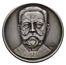 Linnartz 1. WELTKRIEG Silbermedaille 1925 (J.Bernhardt) Hindenburg R! vz/stgl