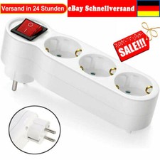 Steckdosenverteiler Mehrfachsteckdose 3 Fach Steckdose demelectric adapter DHL~